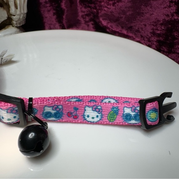 Sassy Meow Sanrio Hello Kitty SMALL Cat Dog Pink Collar Leash & Harness - Picture 5 of 12